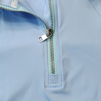 Vente en gros Vêtements pour femmes personnalisés Couche de base équestre à manches courtes Femme Vêtements d'équitation Vêtements de sport Tops