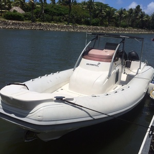Liya CE 12 Capacidad Costilla de alta velocidad 830 Orca Hypalon Deep V Casco de fibra de vidrio 27 pies Costilla inflable Yatchs para la venta - Product Image 3
