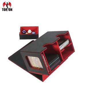 Torson OEM160+ Caja de Almacenamiento 3 en 1 de Cuero PU para Juegos de Mesa, Estuche Personalizado para Mazos de Cartas y Yu-Gi-Oh TCG - Product Image 4