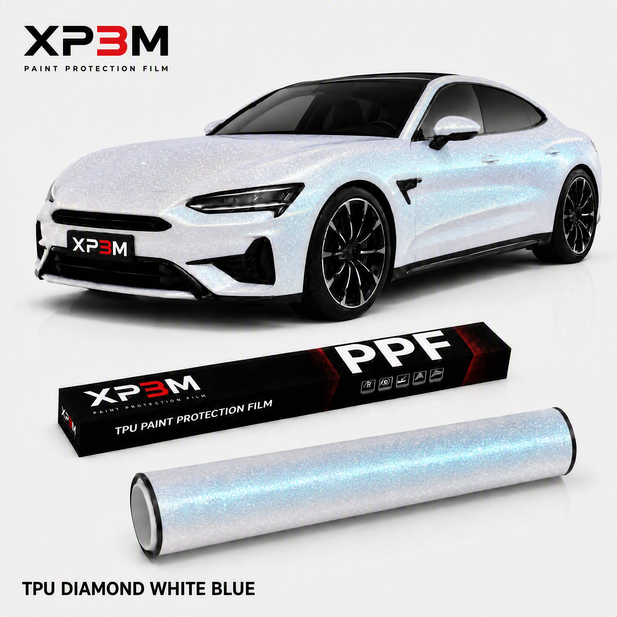 TPU1017 Dimond White Blue