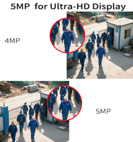 Caméra IP Intégrée 4G Ultra-HD 5MP Ansense, Étanche IP67, Objectif Varifocal Motorisé, Vision Nocturne Extérieure, CCTV pour le Transport