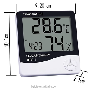 เครื่องวัดอุณหภูมิในบ้านความแม่นยำสูง ± เครื่องวัดความชื้นเครื่องวัดความชื้นเครื่องวัดความชื้นแบบดิจิตอลแม่เหล็ก - Product Image 3