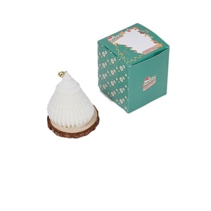 Bougie décorative artisanale <span class=keywords><strong>spirale</strong></span> petite et charmante, parfumée à la cire végétale, populaire et exquise, pour cadeau de Noël - Product Image 5
