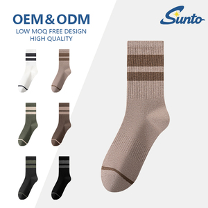 Tùy Chỉnh Thư Vớ Tùy Chỉnh Thiết Kế Biểu Tượng Thể Thao Thể Thao Phòng Tập Thể Dục Hàng Ngày Vớ Người Đàn Ông Dệt Kim Sọc Crew Vớ Thể Thao - Product Image 2