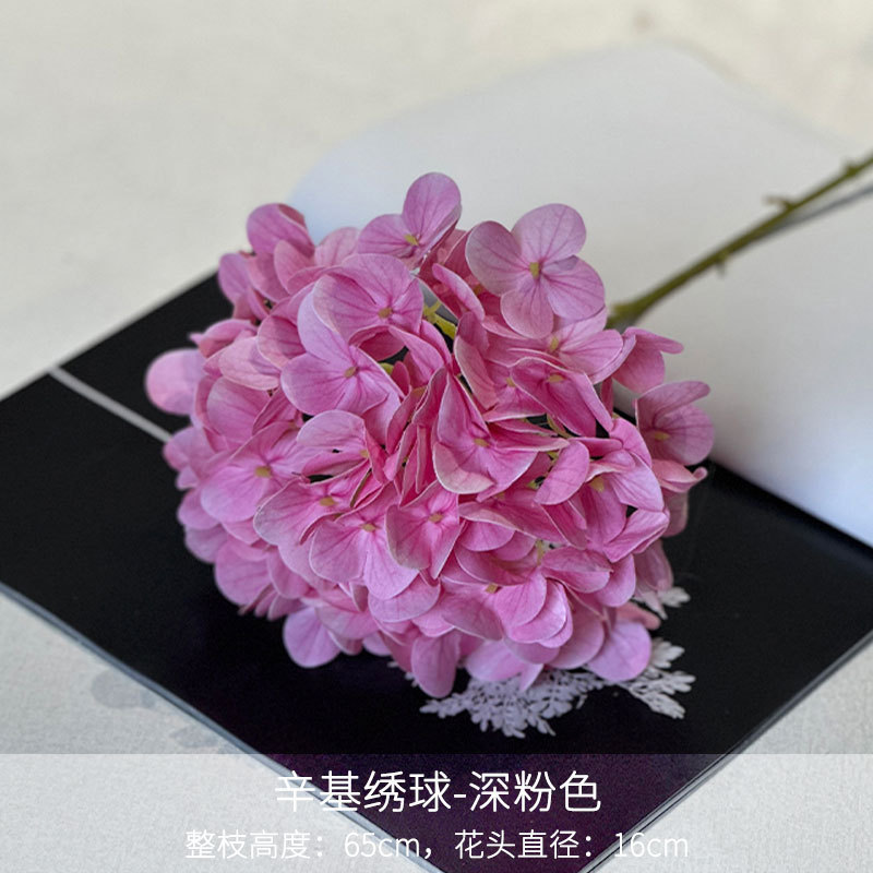 Dark pink scattered hydrangea no. 2
