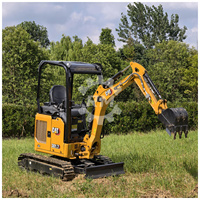 Excavatrice hydraulique compacte d'occasion CAT 301.7CR de 1,9 tonne pour installation de services publics – Demande de devis – Comparez CAT301.5, CAT302CR, CAT303CR
