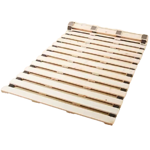 आधुनिक जापानी शैली ठोस लकड़ी तागामी लकड़ी का मंच बाथरूम के लिए एकल फोल्ड-अप बिस्तर डिजाइन - Product Image 4