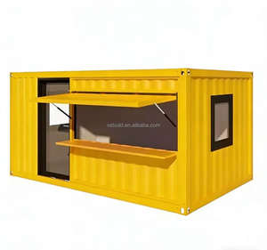 モジュール式プレハブ店舗 モバイルストア トレーラー 20フィート 40フィート カスタムプレハブコンテナ コーヒーショップ - Product Image 3