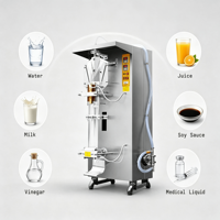 Équipement de remplissage et d'emballage simple d'utilisation pour le lait avec une machine de scellage efficace, machine de remplissage automatique de liquides