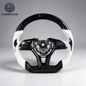 Volant en cuir chauffant en fibre de carbone avec écran LED personnalisé pour Nissan Altima Teana 2019 2020 2021 2022 2023 2024 - Product Image 1