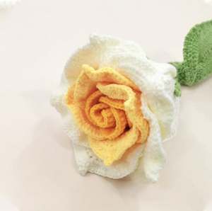 โบฮีเมียนถักมือสไตล์โบฮีเมียนดอกกุหลาบประดิษฐ์ขนาดเล็กแบบไทยตกแต่งบ้านให้อิสระ - Product Image 2