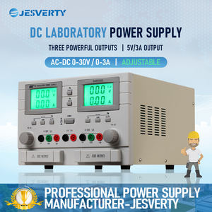 QJ3003Xlll 195W Fuente de alimentación de escritorio regulada por CC de 3 vías 0-30V 0-3A Ajustable, pantalla de 3 dígitos, protección limitadora de corriente - Product Image 2