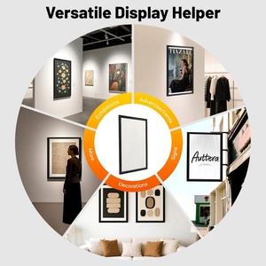 Wall Mounting Aluminum Rectangle Backlit Ultra Slim Durable LED <b>Light</b> <b>Box</b> for Movie Poster <b>Advertising</b> Display - Product Image 6