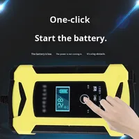 Chargeur d'impulsions intelligent 12V 6A 72W pour batterie au plomb pour moto et voiture