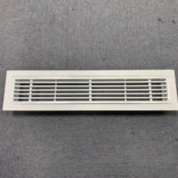 Grille de ventilation double déflection réglable en aluminium pour climatisation et aération