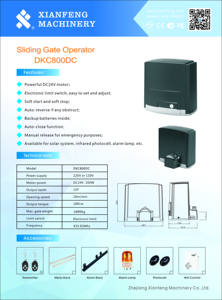 Moteur <span class=keywords><strong>solaire</strong></span> DC24V à <span class=keywords><strong>portail</strong></span> <span class=keywords><strong>coulissant</strong></span> avec batterie <span class=keywords><strong>de</strong></span> secours - Product Image 4