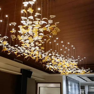 Tùy chỉnh thực hiện LED Đèn chùm pha lê sang trọng lớn chiếu sáng lịch thi đấu cho khách sạn biệt thự cầu thang hoặc tiệc cưới - Product Image 3