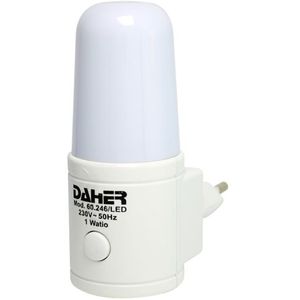 Luz nocturna LED, 5 LED de 1W, color azul, ideal para iluminar espacios oscuros y como guía en la noche. - Product Image 1