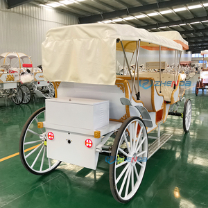 European Sightseeing Horse Drawn 4-<b>Wheel</b> Electric Wedding Carriage - Product Image 4