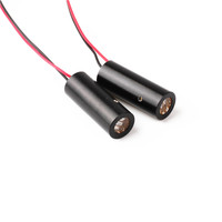 Module de diodes Laser d10 x 26mm, dispositif de mesure 3D avec lentille PMMA 635nm 638nm 650nm 660nm ligne rouge Cross-Line, Vision industrielle 30mW ~ 200mW