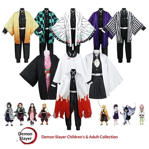 Conjunto de Uniforme Tradicional <span class=keywords><strong>Haori</strong></span>, Kimono Unisex para Niños y Adultos, Atuendo Completo para Halloween, Carnaval, Fiestas y Juegos de Rol - Product Image 1