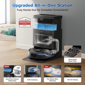 Para el Robot Aspirador y Mopa ECOVACS DEEBOT N30 PRO OMNI, 10000Pa de Succión, 140 ℉   Mopa de Agua Caliente con Secado por Aire Caliente y Elevación Automática - Product Image 4