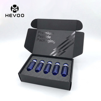 Golfkartonnen peptide verzenddoos met schuim inlay voor injectieflacon beschermende verpakking levering