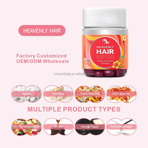 Bonbons gélifiés capillaires Heavenly Hair, 60 unités - Kératine, <span class=keywords><strong>Amla</strong></span>, Biotine et Vitamine C pour une croissance capillaire forte et saine - Product Image 5