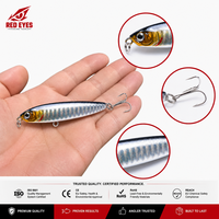 Échantillon Gratuit Leurre Crayon Longue Portée 2ème Génération pour Eau Salée et Eau Douce, Micro Zig Zag en ABS, Marque REDEYES, pour Pêche au Bar