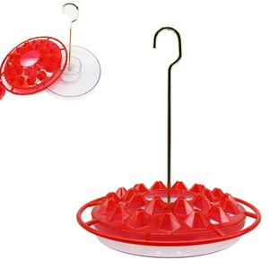 Water Plastic Hummingbird <strong>Wild</strong> <strong>Bird</strong> Seed Dispenser Bracket Food Container Hanging Round <strong>Bird</strong> Feeder - Product Image 2
