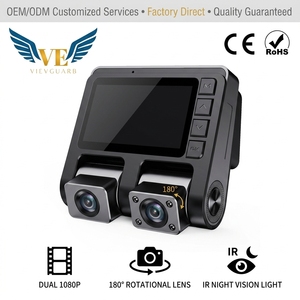 Vievguarb Cámara para Coche de 2 Canales FHD WiFi <span class=keywords><strong>con</strong></span> Sensor G, Grabadora de Salpicadero para Conductores de <span class=keywords><strong>Uber</strong></span>/Taxi, Modelo Privado S700 de Fábrica <span class=keywords><strong>con</strong></span> Pantalla de 2.45 Pulgadas - Product Image 1