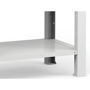 Fami Work 1024x750x882mm grey <b>workbench</b> with <b>wooden</b> top - Product Image 3