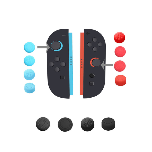 Color Silicone Cap for Nintendo Switch 2 JoyCon Mushroom Cap for NS2 Thumb Joystick Cap for Switch2 Silicone Cover Wholesale