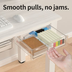 <span class=keywords><strong>Tiroir</strong></span> de Rangement <span class=keywords><strong>Suspendu</strong></span> <span class=keywords><strong>Sous</strong></span> <span class=keywords><strong>Bureau</strong></span>, Organisateur de Rangement Fixable pour Accessoires de <span class=keywords><strong>Bureau</strong></span> - Product Image 2