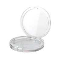 Boîtier compact rond vide en plastique pour fond de teint BB/CC avec couvercle transparent – Vente en gros
