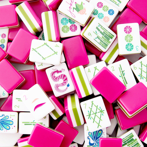 Juego de azulejos Mahjong de Singapur Juego de mesa de entretenimiento de Mahjong de viaje de acrílico americano personalizado - Product Image 2