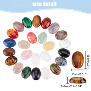 Oval Cristal Pedras Preciosas Cabochões Flatback Pedra De Cristal para Pulseira Colar Brinco Pingente Jóias DIY Artesanato Fazendo - Product Image 6