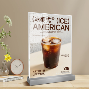 Estante de exhibición de menú de escritorio, restaurante, cancelación, tarjeta de menú, <span class=keywords><strong>precio</strong></span>, folleto, póster, estante, accesorios para bebidas - Product Image 4