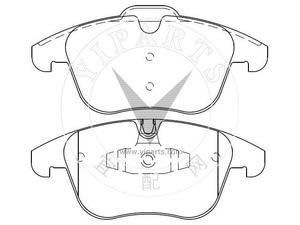 Plaquette de frein fournisseur de deuxième niveau OE pour <span class=keywords><strong>Jaguar</strong></span> XF/<span class=keywords><strong>S</strong></span>-<span class=keywords><strong>Type</strong></span> (D1869/D1241) modèle T4N13433 C2C39929 nouvel état - Product Image 6