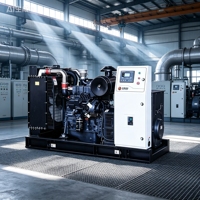 Générateur diesel silencieux à moteur ouvert 5KW-30KW monocylindre sur remorque avec ATS