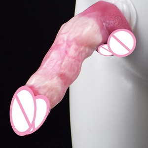 FAAK New Arrival Rosy Monster <b>Dildo</b> Erotic Small Sex Toy Smooth Soft Silicone Massage for Women Adult Sex Toy - Product Image 2