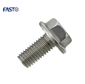 โรงงานฟาสโต้ ขายส่งโดยตรง เหล็กชุบสังกะสี รูปสามเหลี่ยม สกรูหัวหกเหลี่ยม แข็งแรง ทนทาน ระบบหน่วยเมตริก - Product Image 2