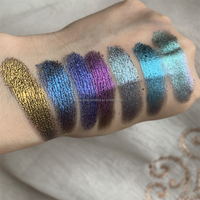 Palette de fards à paupières DIY 90 couleurs, effet lumineux, métallique, multichrome, duochrome, mono ou duo chrome, fard minéral pressé à sec