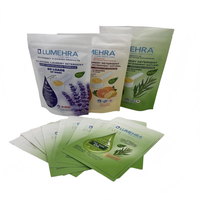 Sacs refermables personnalisés en plastique pour aliments, à fond plat, pour thé et collations, anti-odeur, anti-humidité, impression numérique, faible quantité minimale de commande