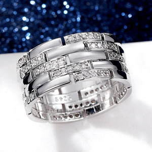 Anello dal Design a Fascia Larga, Stile Moderno, Anello da Dito per Uomo - Product Image 6