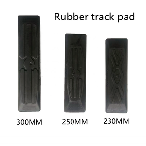 แผ่นยางแทรคสำหรับรถขุดขนาดเล็ก,แผ่นรองแทรคทำจากยางธรรมชาติอุปกรณ์เสริมสำหรับรถขุดขนาดเล็กป้องกันรอยขีดข่วน - Product Image 2
