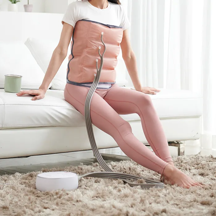 Produits intelligents de machine de masseur de Compression d'air d'individu avec la chaleur pour le soulagement de douleur lombaire de jambe de pied de bras plantaire