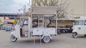 Chariot à hot-dogs mobile de haute qualité <span class=keywords><strong>Piaggio</strong></span> Ape, chariot à churros électrique miniature à vendre, camion de nourriture électrique Ape <span class=keywords><strong>Piaggio</strong></span> - Product Image 6