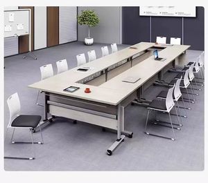 Escritorios de oficina ejecutivos Mesa plegable Muebles de oficina Mesa de reuniones Mesas y sillas de conferencia modernas Escritorios de oficina de lujo - Product Image 4