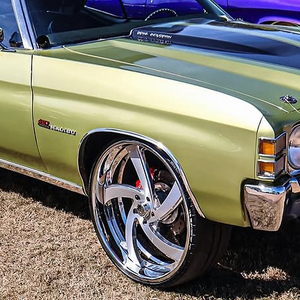 Jantes forgées Roc Custom 6x139.7 5x120.65 2 pièces 20-28 pouces Jantes vintage 5 branches pour Chevrolet Chevelle <span class=keywords><strong>GMC</strong></span> <span class=keywords><strong>Sierra</strong></span> 1500 - Product Image 4
